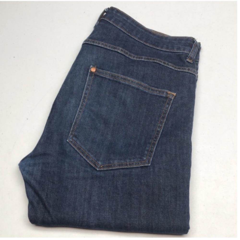 STRETCH &DENIM HI-RISE ANKLE CROP JEANS  34x26 ⭐️